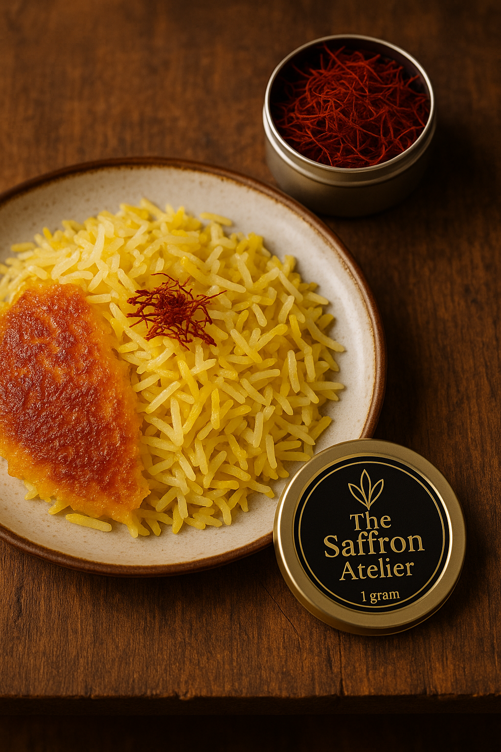 Persische Tahdig met Saffraanrijst