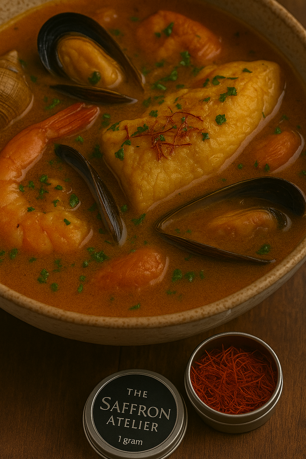 Bouillabaisse (Franse vissoep met saffraan)